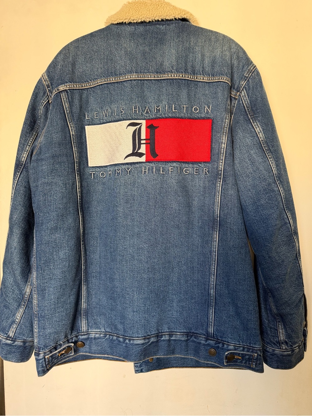 Lewis Hamilton x Tommy Hilfiger Sherpa-Lined Denim Jacket
